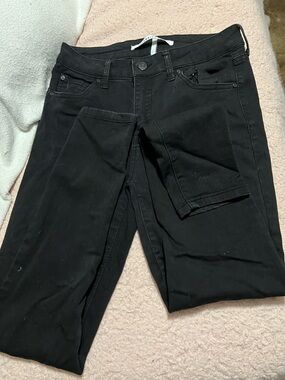 Celebrity pink jeans, size 9, black